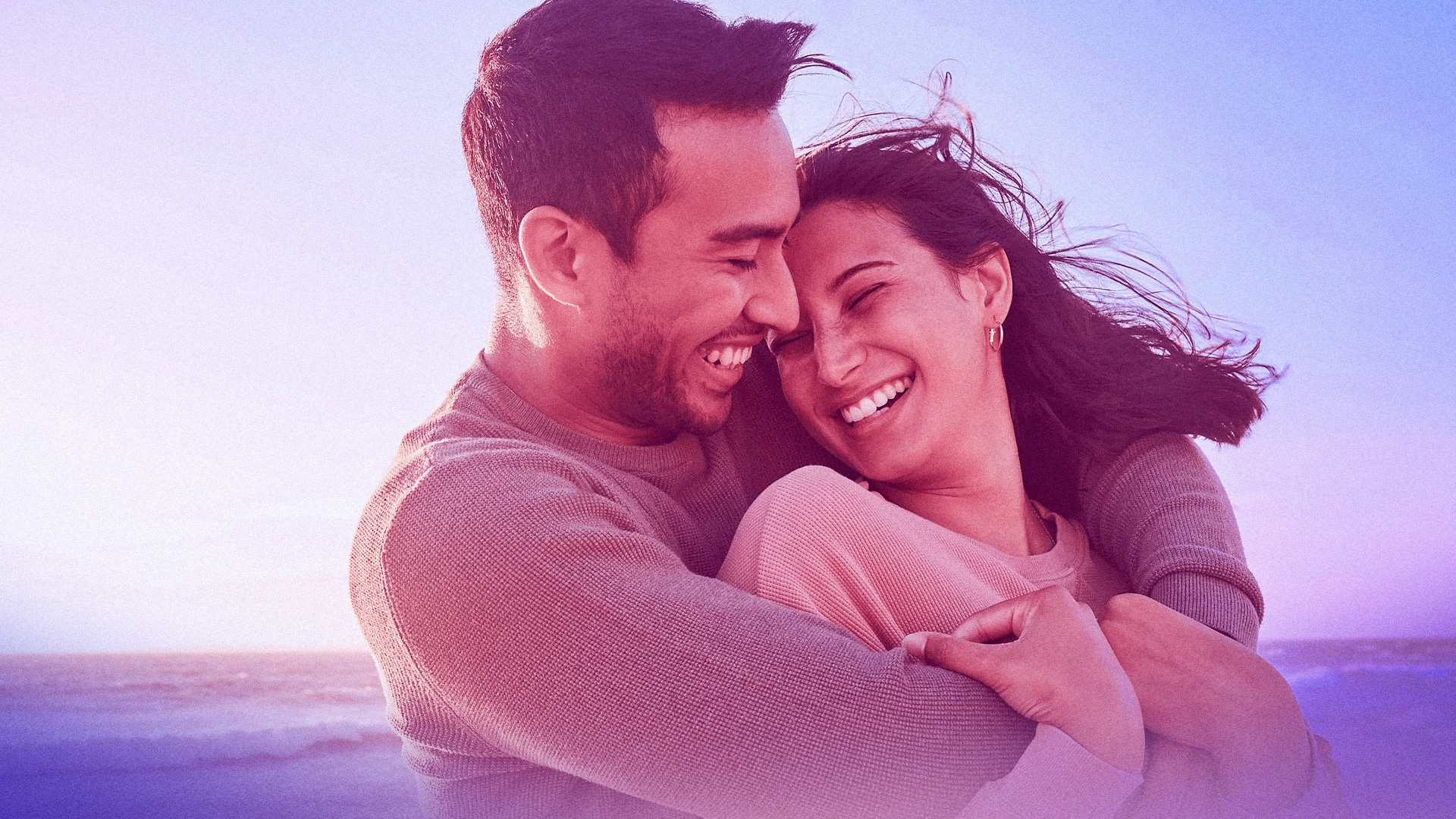A serene landscape representing the calm, trusted connections found on Veevy, the premium, moderated dating app.